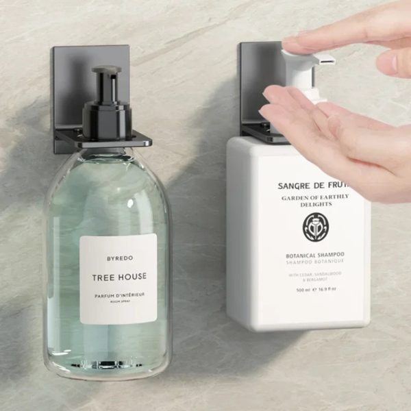 étagère murale porte-bouteille en alu