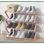 meuble rose pour chaussures