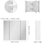 meuble salle de bain avec miroir