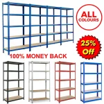 étagère de rangement à 5 niveaux pour garage