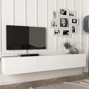Meuble TV mural avec étagère moderne