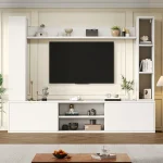 ensemble mural pour téléviseur moderne