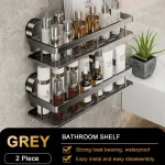 support rangement salle de bain mur