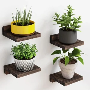 étagères flottantes en bois