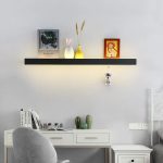 Design scandinave étagère murale LED