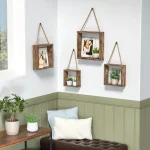 Etagere carrée en bois