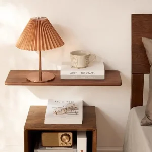 etagere murale bois naturel