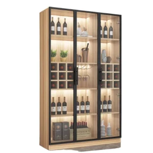 armoire murale avec porte vitrée