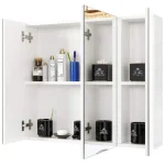 armoire blanche salle de bain