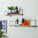 supports en métal pour étagères