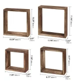 Etagere carrée pour salon