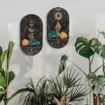 décoration murale en bois