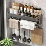 étagères libération de l'espace cuisine