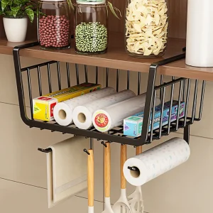 étagère de rangement sous armoire