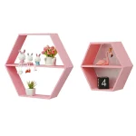 design étagère hexagonale