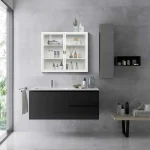 armoire murale moderne blanche