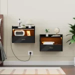 table de nuit murale avec USB