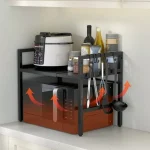 meuble étagère pour micro-ondes