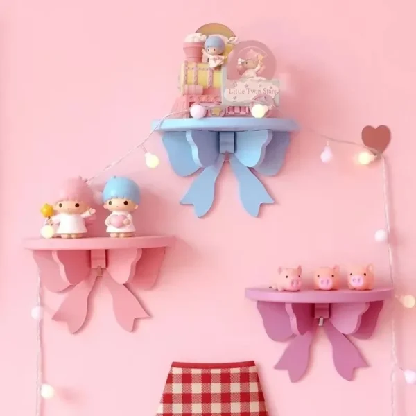 étagères décoratives en bois Rose