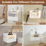 table de chevet avec port USB