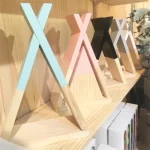 Étagère murale triangulaire bois