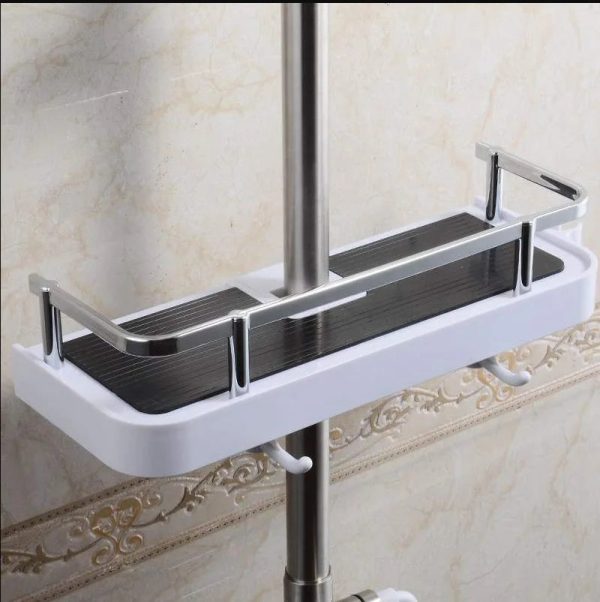 étagère de douche sur barre