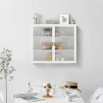 armoire à porte vitrée murale moderne