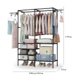 Solution d'organisation avec cintre multifonctionnel
