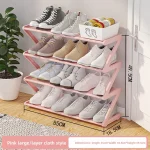 meuble multicouche en rose