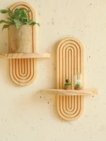 Etagere murale moderne pour fleurs