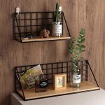 meuble de rangement en métal et bois