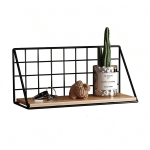 etagere design en bois et métal