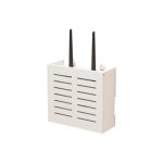 rangement mural optimisé pour box internet